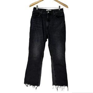 ABERCROMBIE & FITCH The Kick Flare Ultra High Rise Black Denim Jeans - 27 / 4R